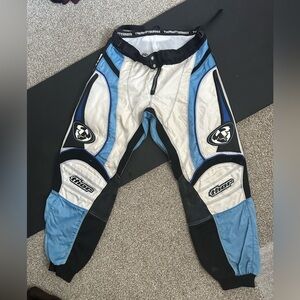 Thor Blue and White Motocross Pants